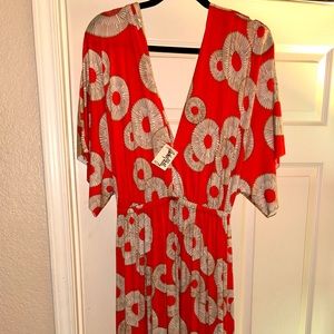 Rachel Palley Full Length Caftan Dress Size 1x